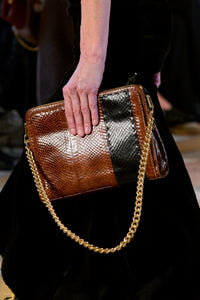 Vintage No.12 Bag in Cognac Snakeskin
