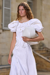 Navi Dress in Ivory Aloe Linen