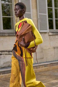 Amoret Jean in Earth Multi Recycled Cotton Denim