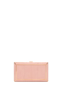 Callas Clutch in Pink Snakeskin