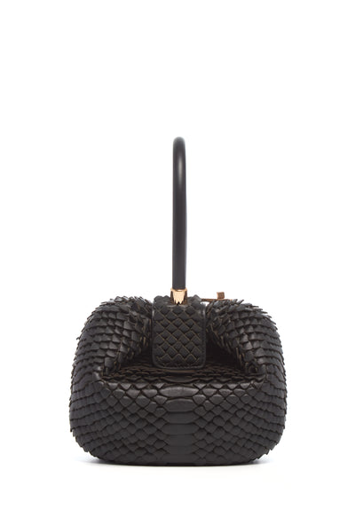 Nina Bag in Black Leather Snake Scales – Gabriela Hearst