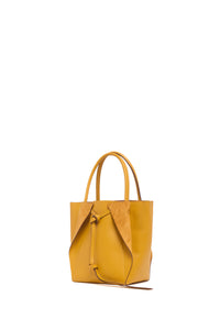 Small Marija Tote Bag in Golden Birch Nappa Leather