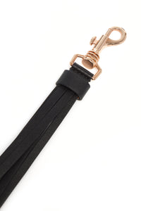 Leonora Charm in Black Nappa Leather