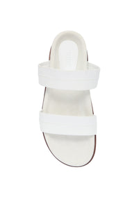 Low Striker in Ivory Nappa Leather & Snakeskin