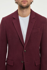 Irving Jacket in Plum Cashmere Corduroy