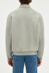 August Jacket in Grey Recycled Cashmere Boucle
