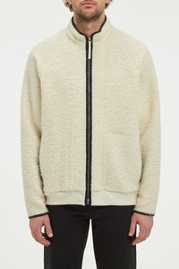 August Jacket in Ivory Recycled Cashmere Boucle