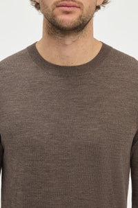 Palco Sweater in Walnut Merino Wool