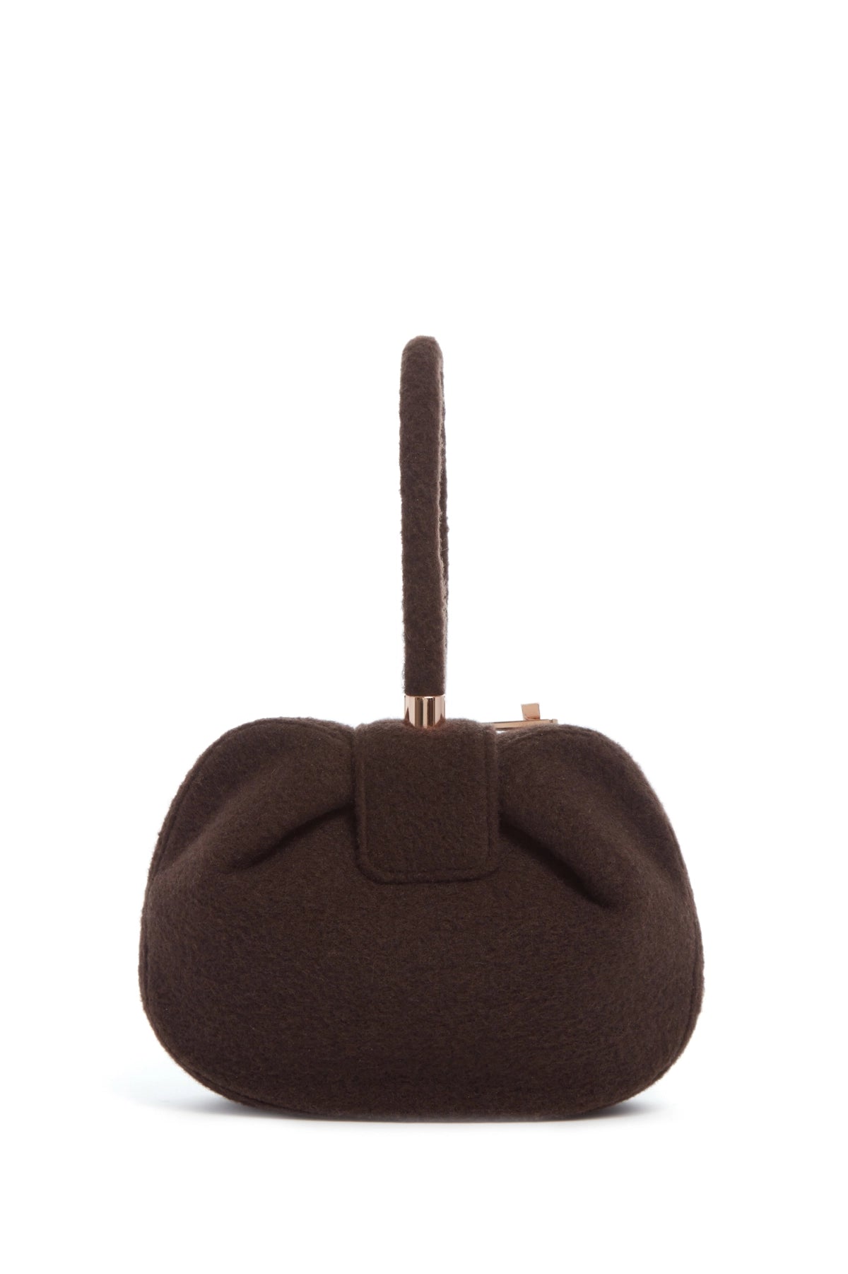 Nina Bag in Chocolate Cashmere Felt