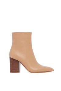 Rio Ankle Boot in Dark Camel Leather