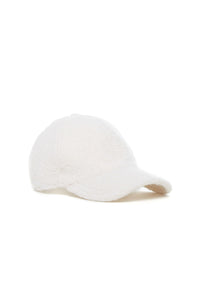 Russ Baseball Hat in Ivory Recycled Cashmere Boucle