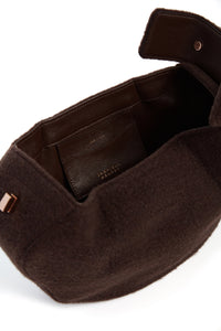 Nina Bag in Chocolate Cashmere Felt