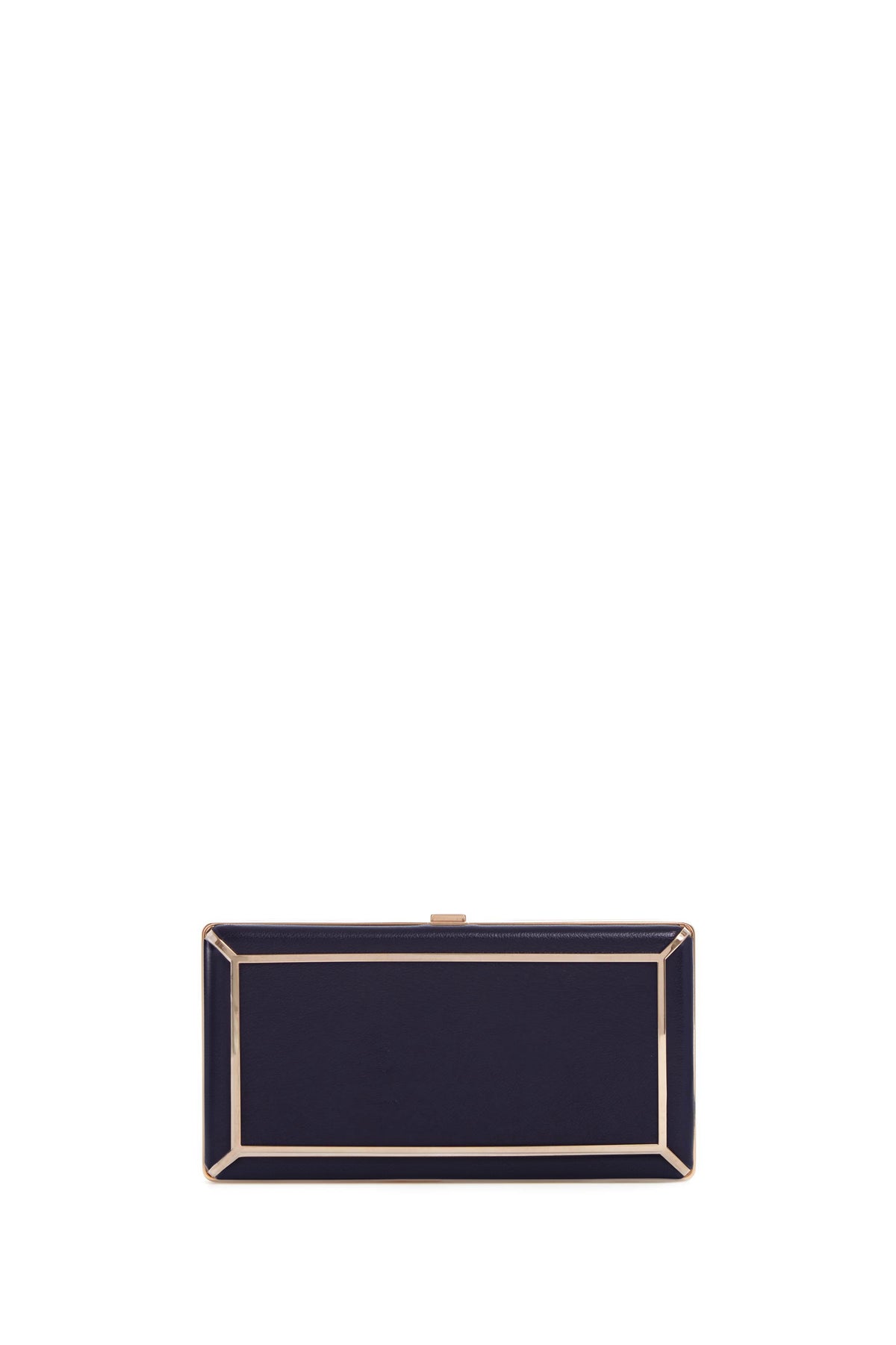 Callas Clutch in Navy Nappa Leather