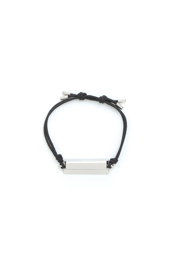 Bar Bracelet in Platinum with Pearls