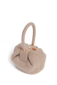 Nina Bag in Camel Cashmere Boucle