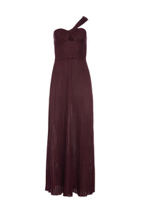 Altura Knit Maxi Dress in Bordeaux Silk