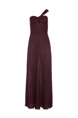 Altura Knit Maxi Dress in Bordeaux Silk