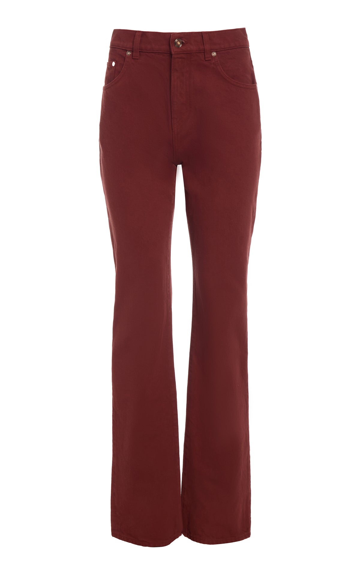 Rey Straight-leg Jean in Burnt Sienna Recycled Cotton Denim