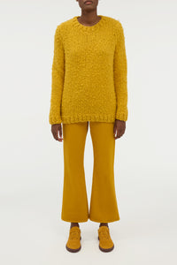 Lawrence Knit Sweater in Golden Birch Welfat Cashmere