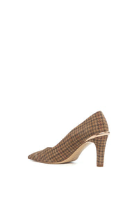 Edwina Heel in Camel Multi Leather