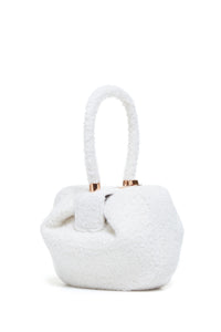 Nina Bag in Ivory Cashmere Boucle