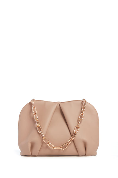 Nude pink clutch hot sale