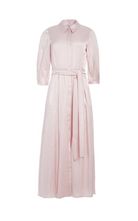 Andy Dress in Blush Silk