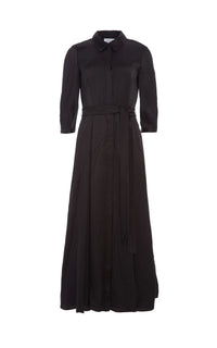 Andy Dress in Black Silk