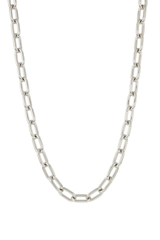 Medium Link Necklace in 18K White Gold (Classic Links)