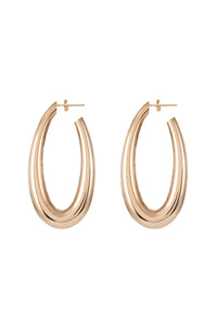 Blown Large Drop Earrings in 18K Rose Gold