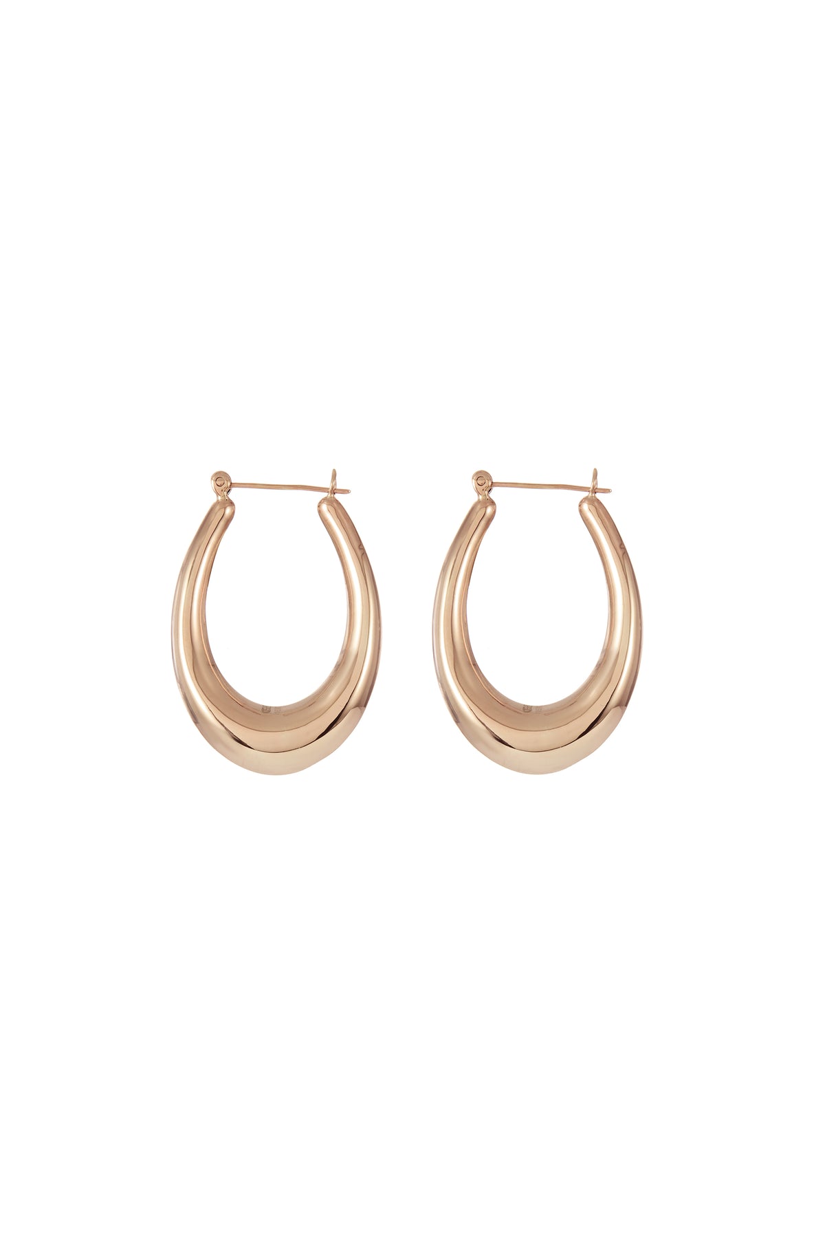 Blown Small Drop Earrings in 18K Rose Gold