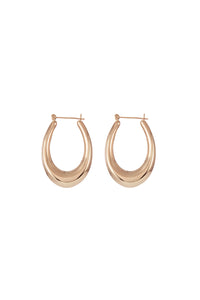Blown Small Drop Earrings in 18K Rose Gold
