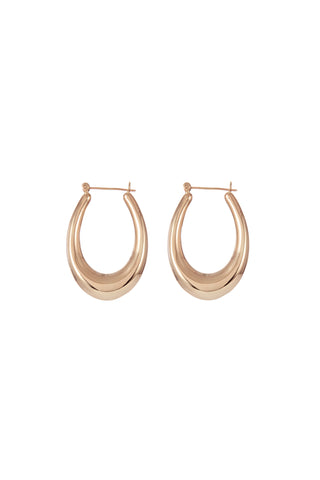 Blown Small Drop Earrings in 18K Rose Gold