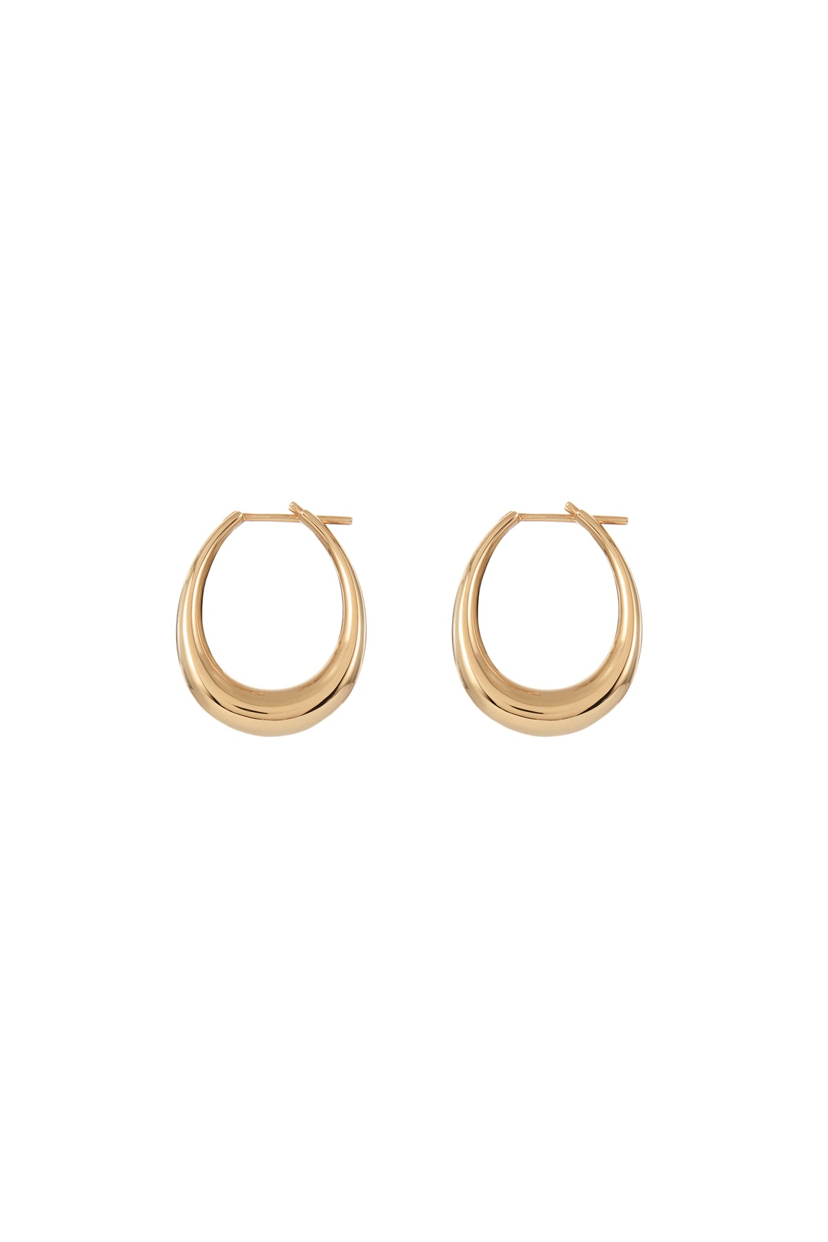 Small Drop Earrings in 18K Rose Gold