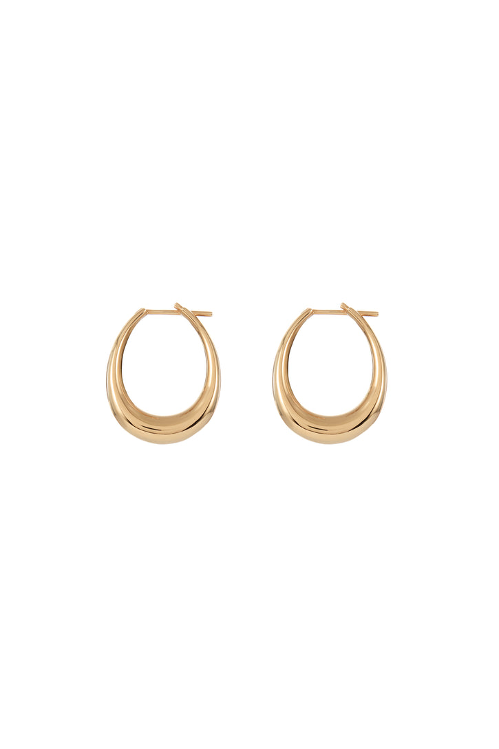Small Drop Earrings in 18K Rose Gold