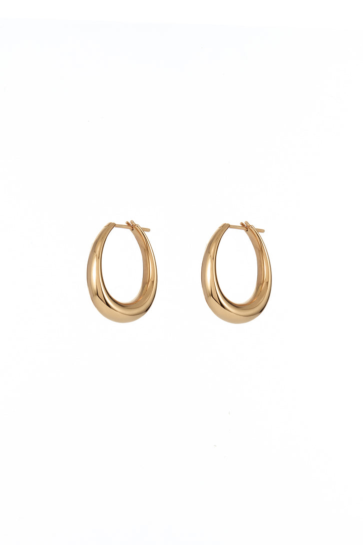 Small Drop Earrings in 18K Rose Gold