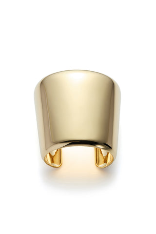 Long Cuff Bracelet in 18K Yellow Gold