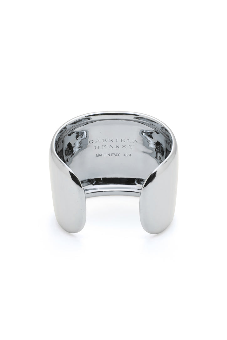 Cuff Bracelet in 18K White Gold