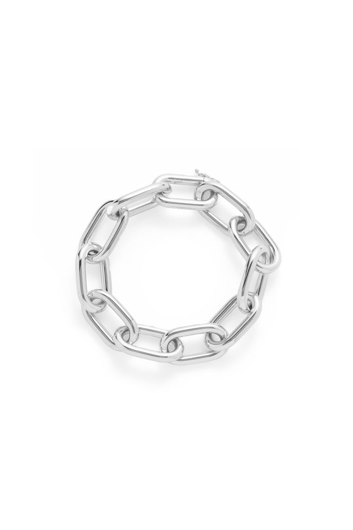 Link Bracelet in 18K White Gold (Classic Links)