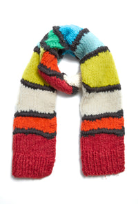 Cerayon Knit Scarf in Multi Welfat Cashmere