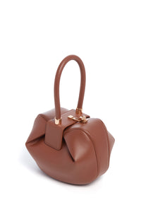 Nina Bag in Cognac Nappa Leather