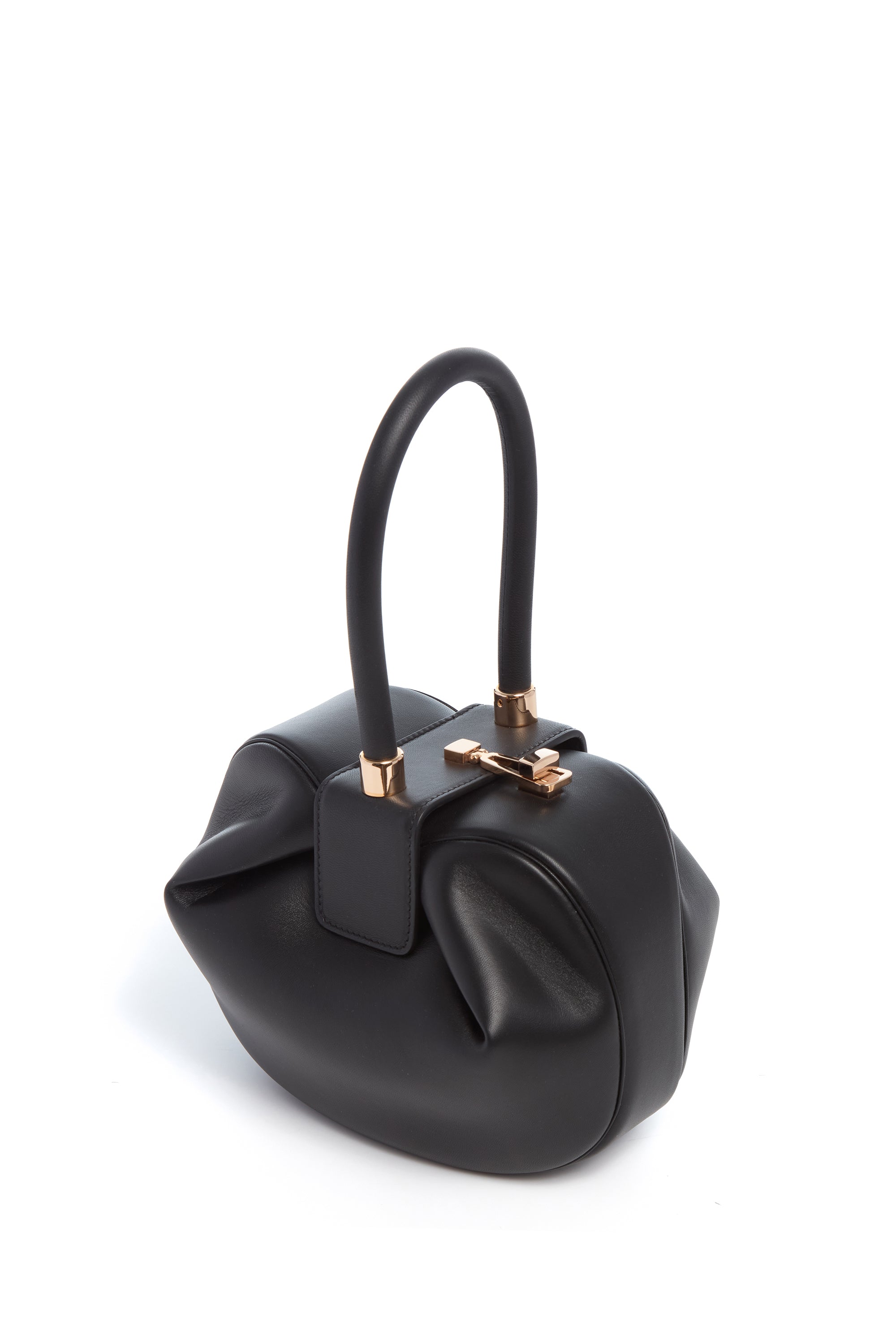 Nina Black Nappa Leather Top Handle Bag | Gabriela Hearst