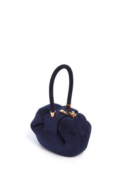 Demi Bag Navy Suede | Gabriela Hearst
