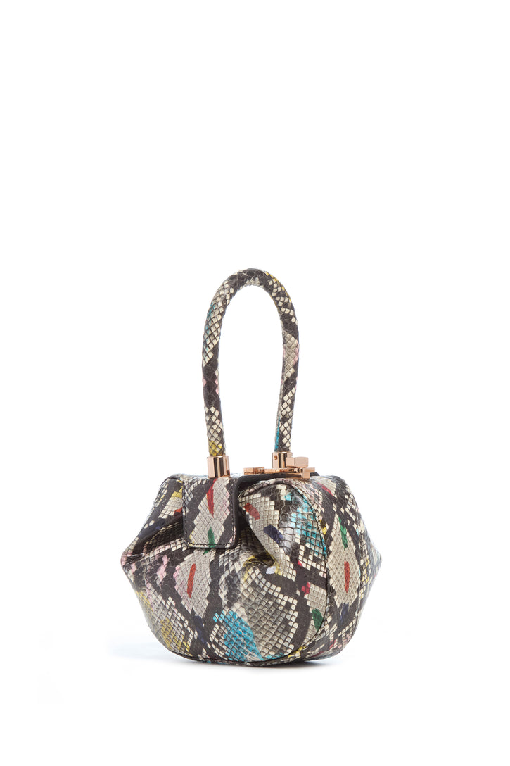 Demi Bag in Multi Snakeskin