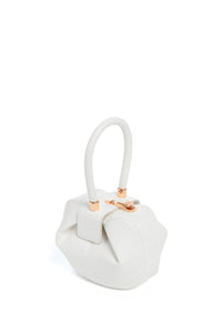 Demi Bag in Ivory Crocodile Leather