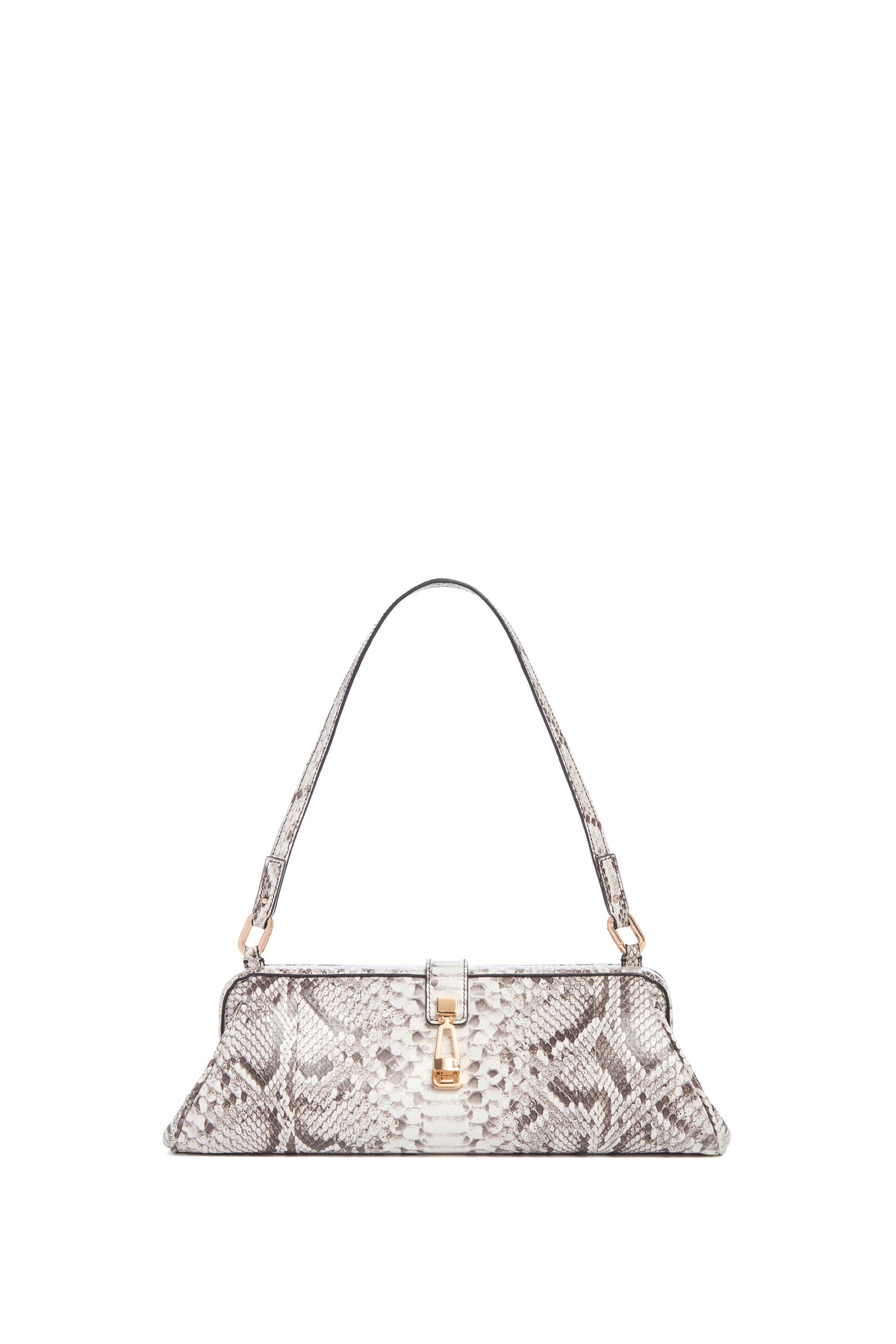Paola Clutch in Black & White Inversa™ Snakeskin