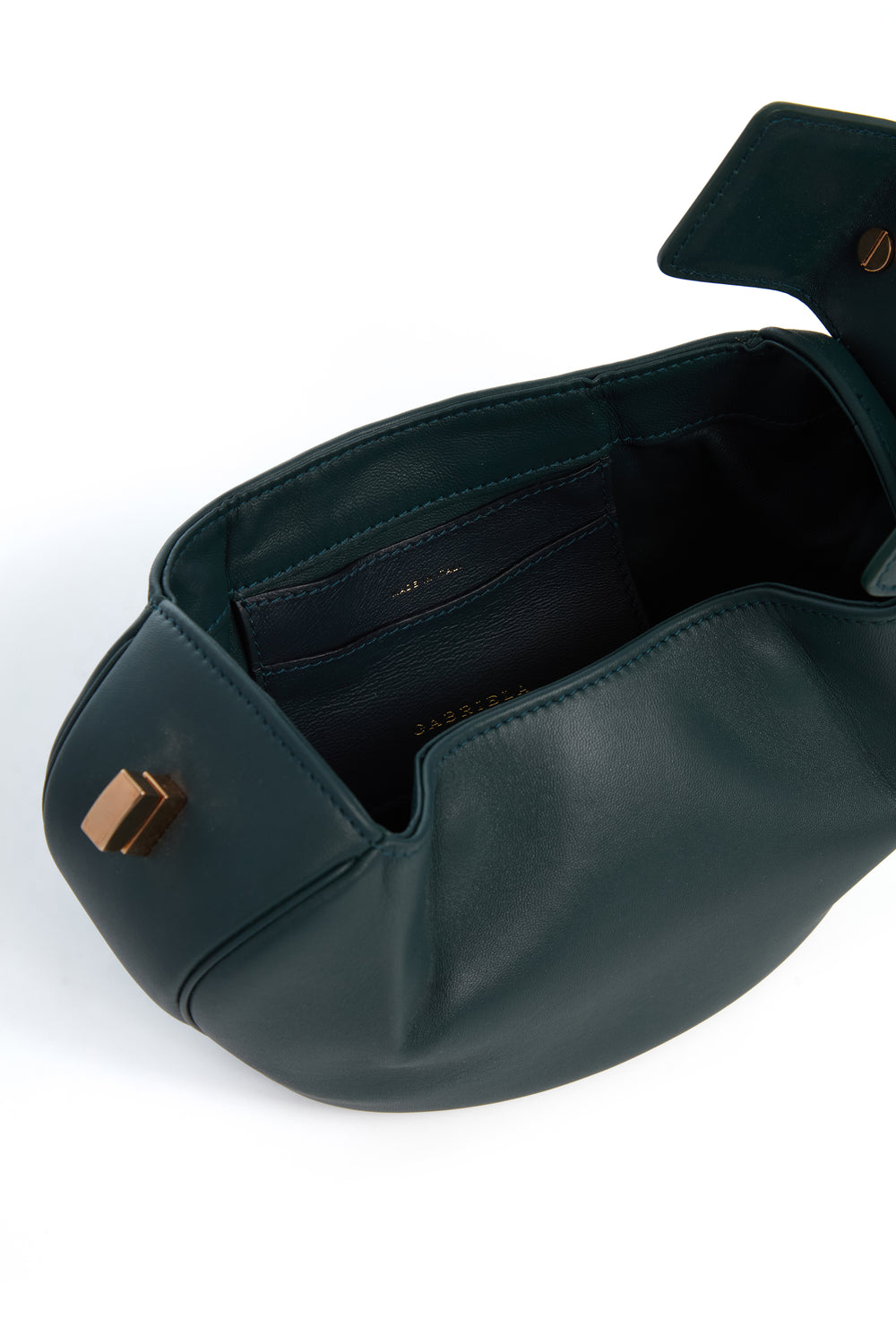 Demi Bag in Green Nappa Leather