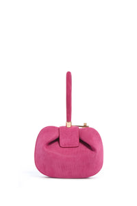 Demi Bag in Fuchsia Suede Corduroy