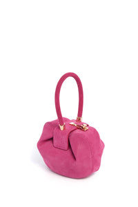 Demi Bag in Fuchsia Suede Corduroy