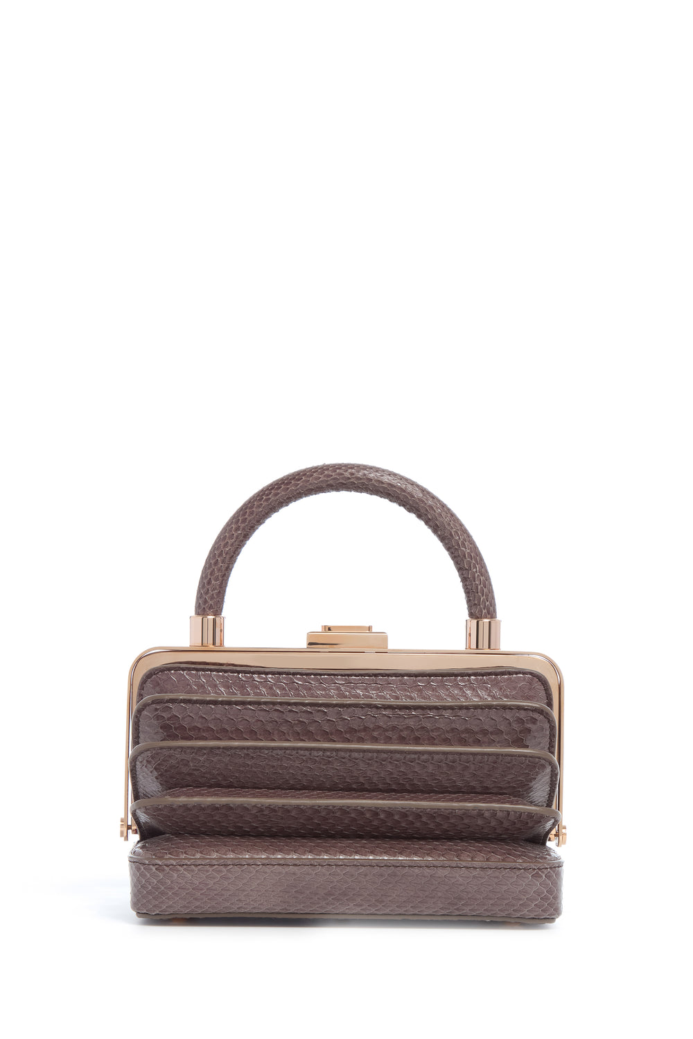 Diana Bag in Charcoal Snakeskin